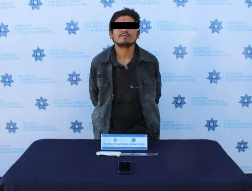 Detiene Policía Municipal de Puebla a probable asaltante de transeúntes