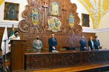 Celebran en la BUAP simposio sobre los 35 años de Puebla como Ciudad Patrimonio Cultural de la Humanidad