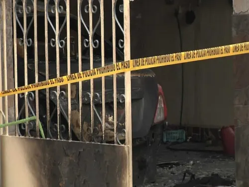 Incendian casa y auto de enfermeras en Yucatán