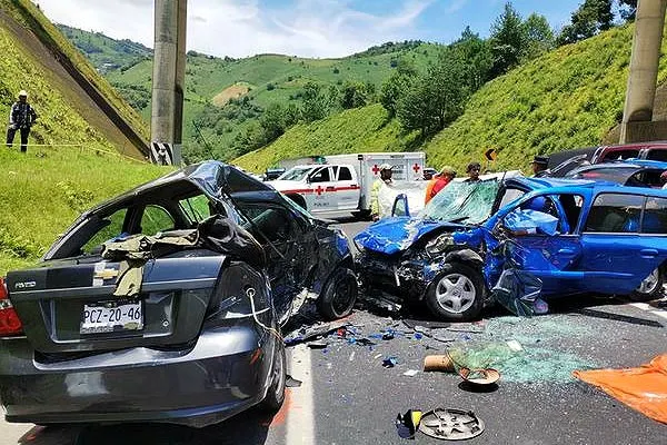 Choque Autopista Mexico Tuxpan