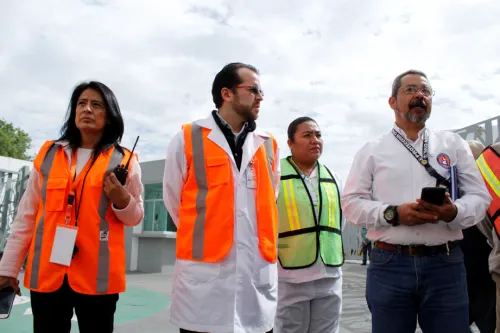 Participa ISSSTEP en Macrosimulacro nacional 2020