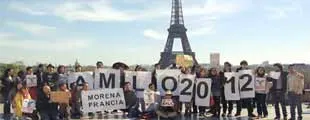 Mexicanos en el extranjero apoyan a López Obrador
