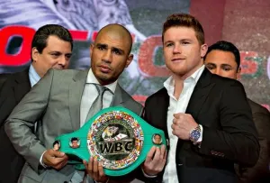 Presentan Cotto y El Canelo pelea en México