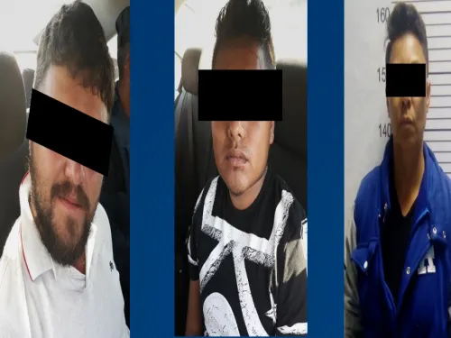 Policía Estatal aseguró a cinco personas por diversos delitos