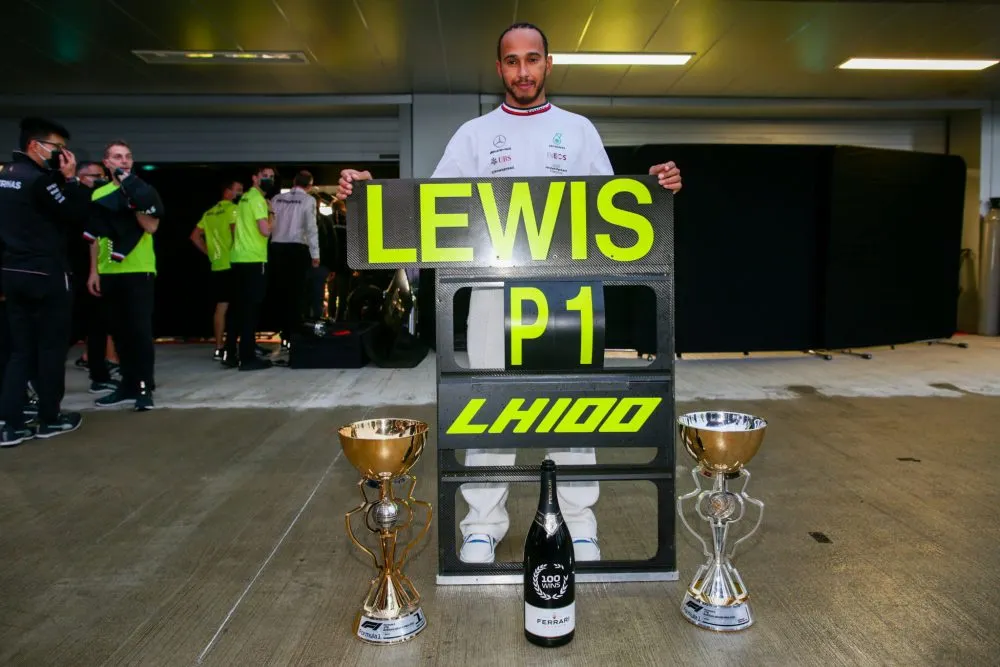El británico Lewis Hamilton, consiguió su victoria 100 en la Fórmula 1