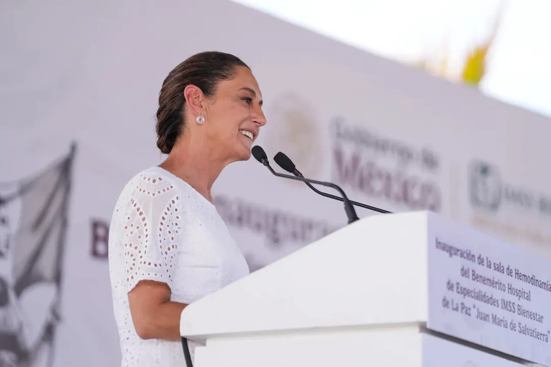 Inaugura Sheinbaum una sala de hemodinamia en el Hospital General de La Paz, Baja California Sur
