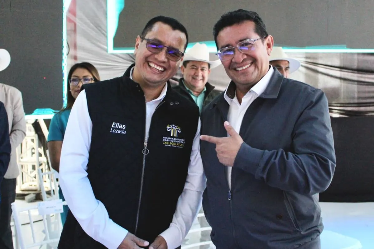 Elías Lozada Ortega y Pável Gaspar Ramírez, diputados integrantes de la LXII Legislatura del Congreso del estado de Puebla. Foto: Especial