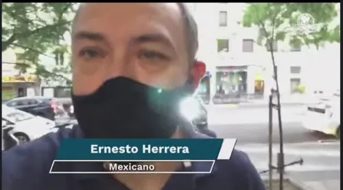 Ernesto Herrera, el primer mexicano en el mundo que se vacuna contra el Covid