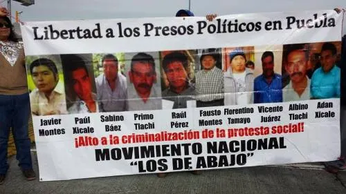 Piden celeridad al Gobierno del Estado en la liberación de presos políticos