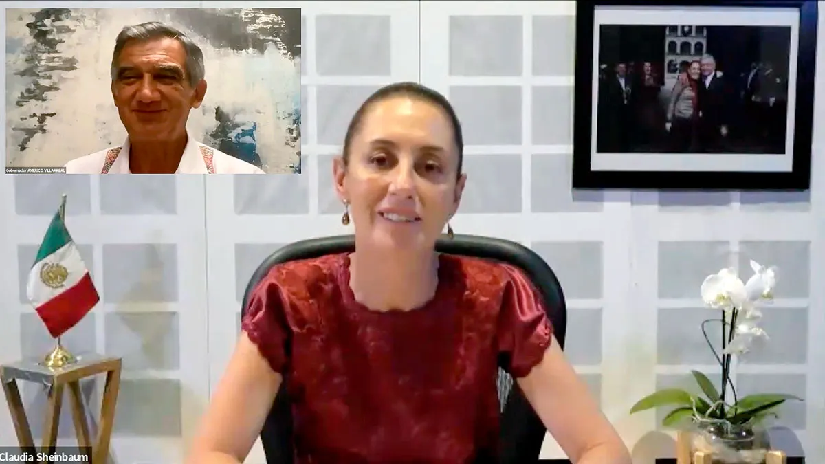 Claudia Sheinbaum Americo Villarreal Conversatorio Tamaulipas
