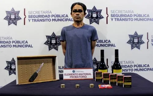 Detuvo SSPTM a probable multiasaltante de tiendas Oxxo