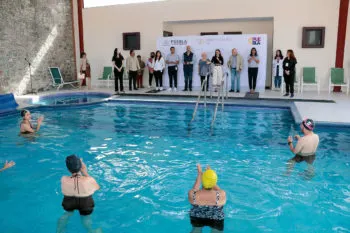 Reabre SEDIF Puebla la alberca de la Casa del Abue