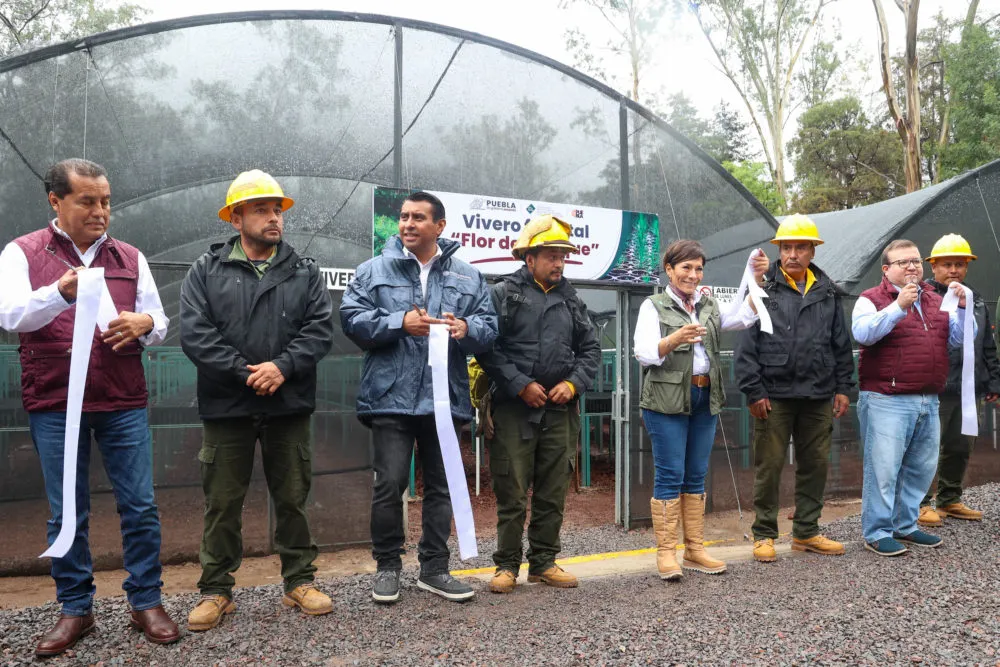 Gobierno de Puebla inaugura vivero forestal de vanguardia con 5 millones de pesos