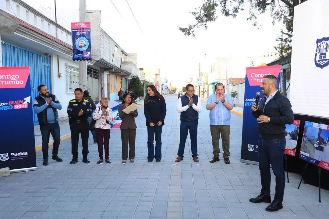 Ayuntamiento Pue Entrega Calles Colonia Constitucion Mexicana