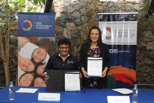 IEEA e IPM firman convenio a favor de la educación igualitaria entre mujeres y hombres