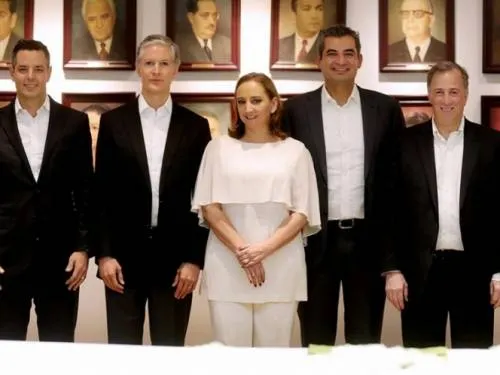 Meade se reúne con gobernadores del PRI y PVEM