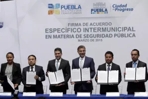 SGG y municipios firman acuerdo en materia de seguridad pública