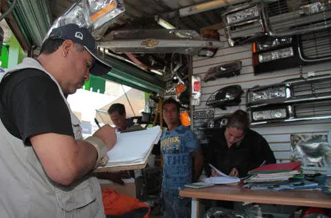 Sorpresivo operativo de la Policía Estatal en la 10 Poniente