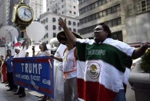 Guaruras de Trump agreden a poblano y lo mandan al hospital