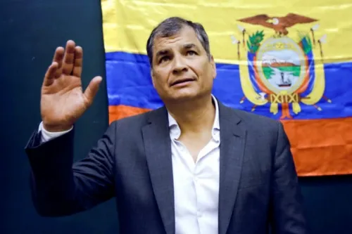 Expresidente Rafael Correa será candidato a la vicepresidencia de Ecuador