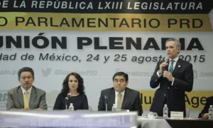 Barbosa se mantiene al frente de perredistas en el Senado