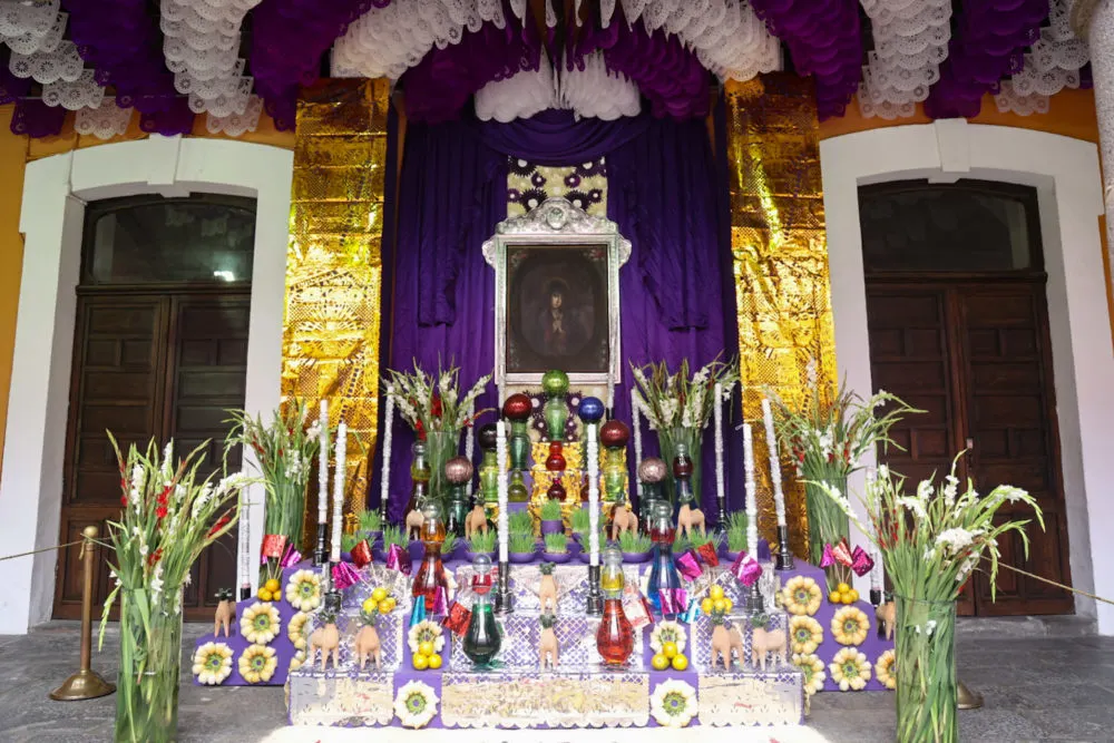 Invitan a visitar el Altar de Dolores y actividades de Semana Santa en Puebla