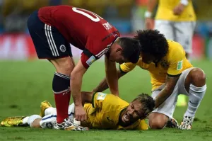 Neymar, fuera del Mundial por fractura de vértebra