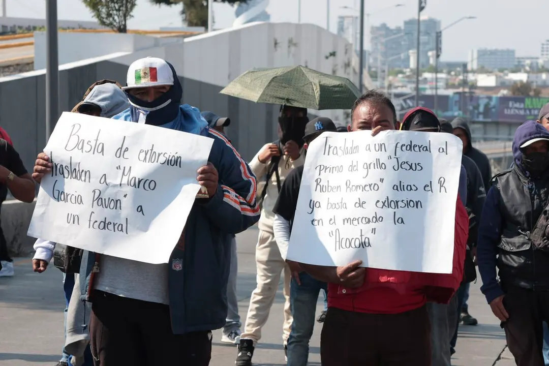Manif Presuntos Comerciantes Acocota Periferico