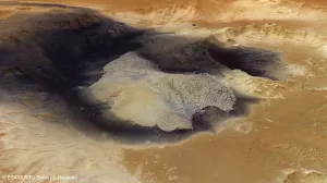 Científicos descubren volcanes gigantes en Marte