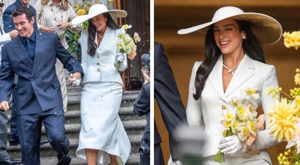 De Londres a Sicilia: los detalles de la boda de ensueño de Dua Lipa y Callum Turner