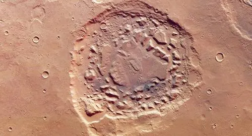 Los astrónomos discuten si lo que han encontrado en Marte es un supervolcán