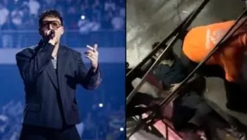 Colapsa estructura del Palacio de los Deportes durante concierto de Quevedo; tres jóvenes resultaron heridos