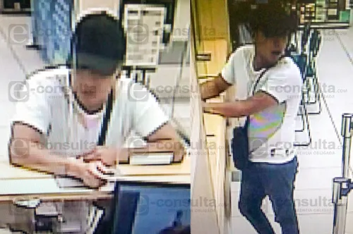 Solitario ladrón roba 10 mil pesos de Bancoppel en Amozoc