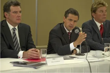 Reunión el Candidato  a la Presidencia de la República de la Coalición Compromiso por México, Enriqu