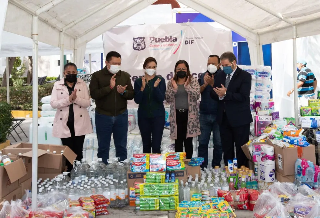 SMDIF recibe donativo del SUETHAPIPOPD para beneficiar a las familias de San Pablo Xochimehuacán