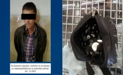 Detienen a un presunto delincuente en la colonia Santa María