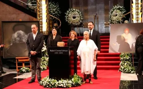 Despiden a Rafael Coronel en el Palacio de Bellas Artes