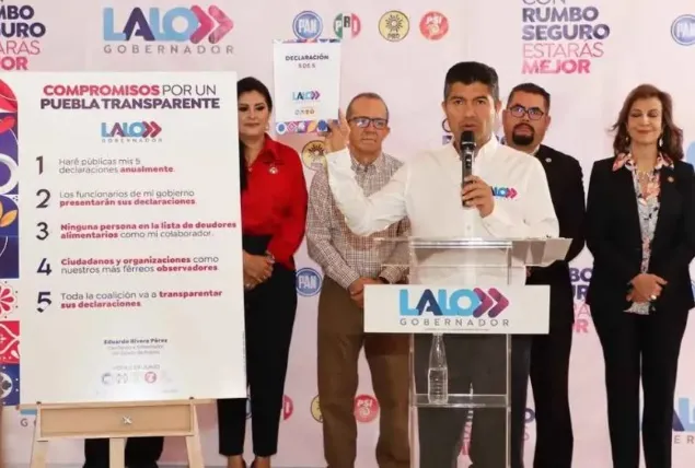 Eduardo Rivera Pérez tiene más de 15.8 millones de patrimonio en Puebla