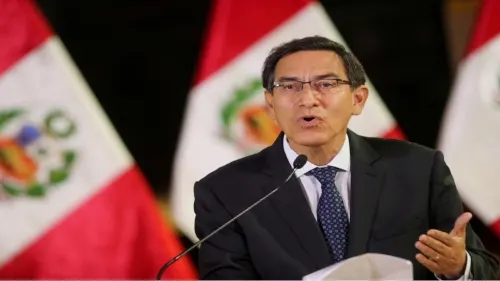 Por segunda ocasión piden destituir al Presidente de Perú, Martín Vizcarra, por incapacidad moral