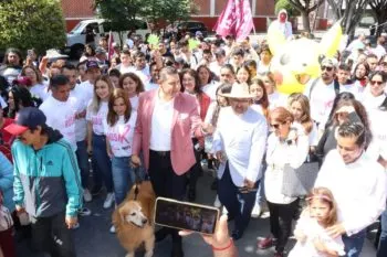 Armenta promueve agenda de Sheinbaum y López Obrador con el Maratón de la 4T