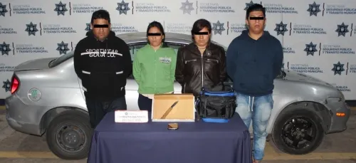 Detuvo Policía Municipal a cinco asaltantes
