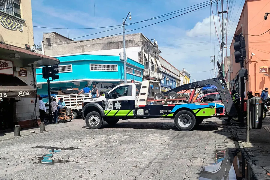 Operativo Contra Ambulantes Ayto Pue