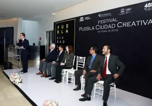 Participa el alcalde Luis Banck en Festival Puebla Ciudad Creativa