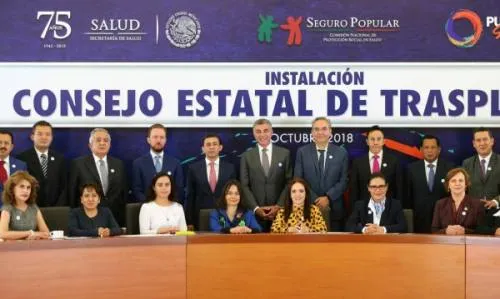 Instala Tony Gali Consejo Estatal de Trasplantes