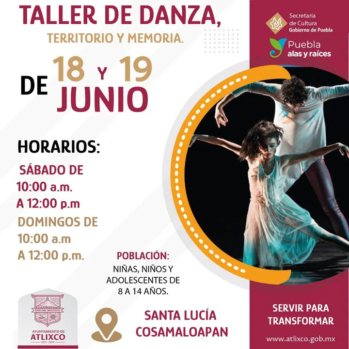 Gobierno de Atlixco impulsa talleres de Bellas Artes para reconstruir el tejido social en Santa Lucía Cosamaloapan