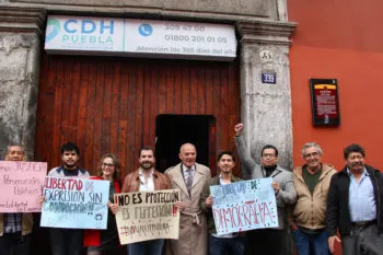 Ciudadanos piden a CDH Puebla declarar inconstitucional Ley de Ciberasedio