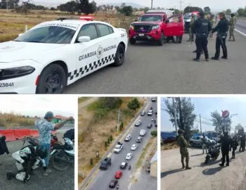 Tres detenidos y unidades aseguradas: primeros resultados del Operativo Interestatal en Texmelucan