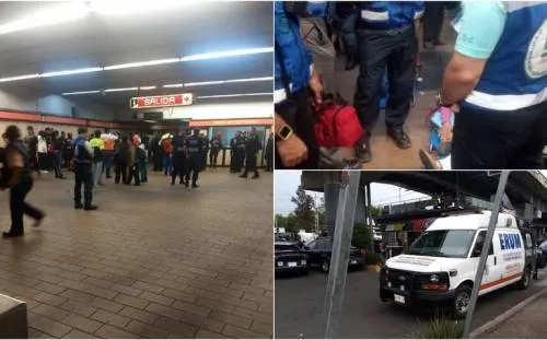 Escaleras del metro vuelven a colapsar, ahora en Mixcoac; hay ocho heridos