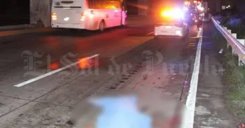 Muere atropellado al querer cruzar la México-Puebla