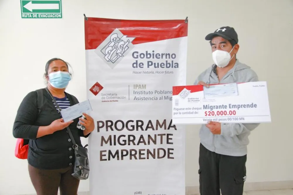 Respalda Gobierno del Estado a migrantes poblanos con programa de emprendimiento